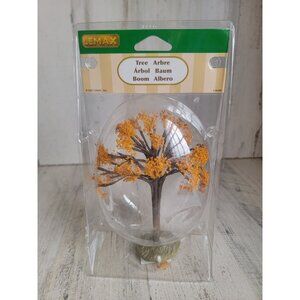 Lemax 2000 orange tree fall accessory xmas decor